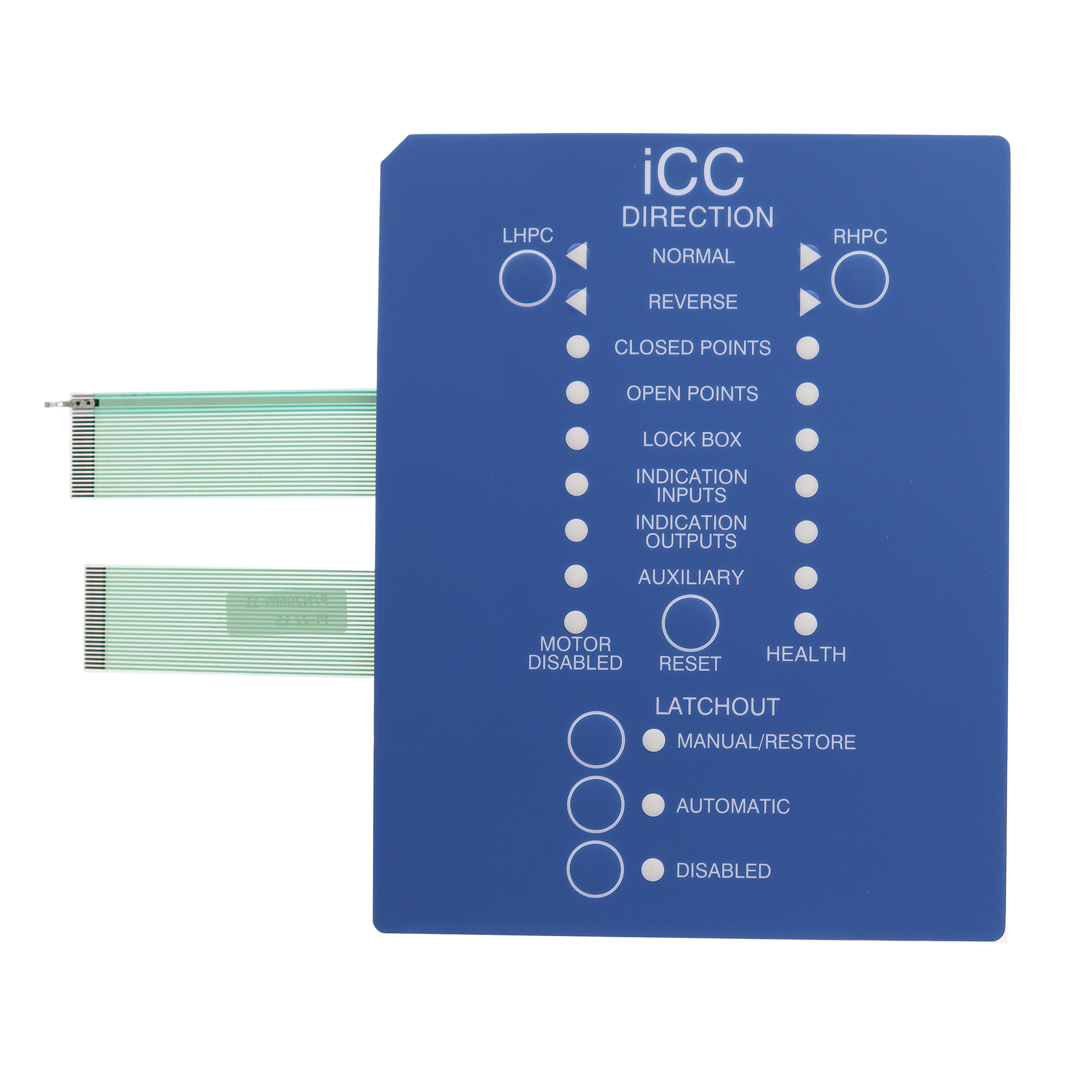 PET線路SMT貼片LED防水圈結構薄膜開關（guān）