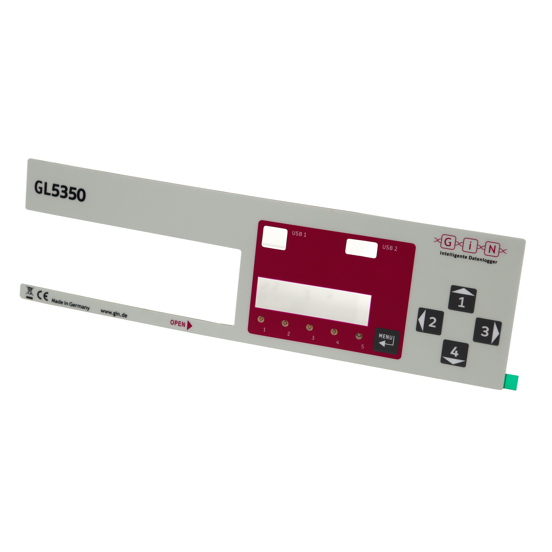 數控機床背（bèi）板薄膜開關