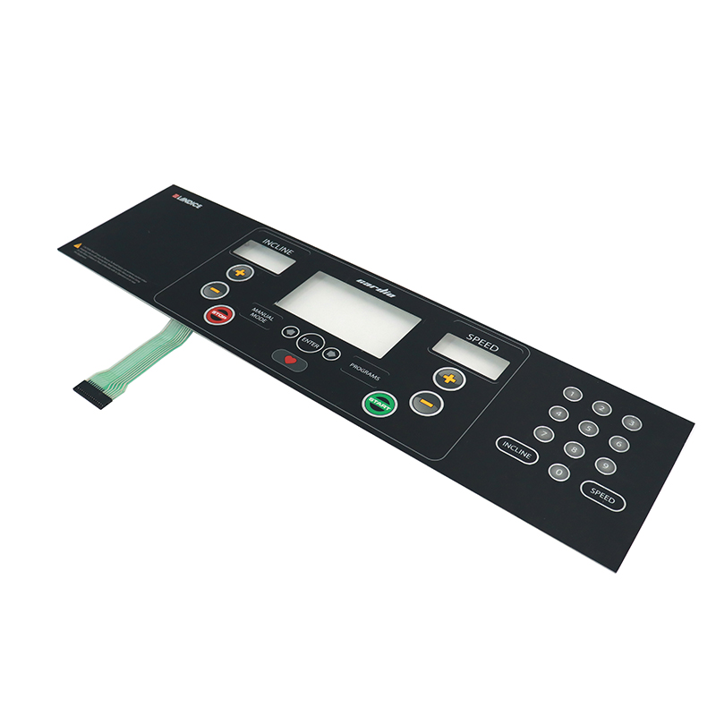 LANDICE跑步機不鏽鋼背板薄膜開關