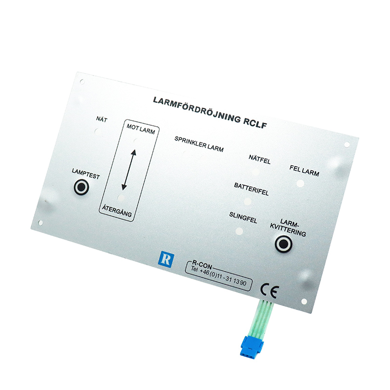 安裝螺栓鋁背板薄膜開關