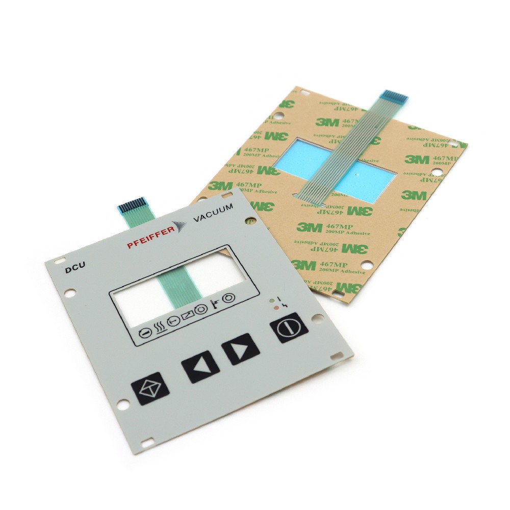 絲印觸碰PC薄膜開關按鍵（jiàn）麵板