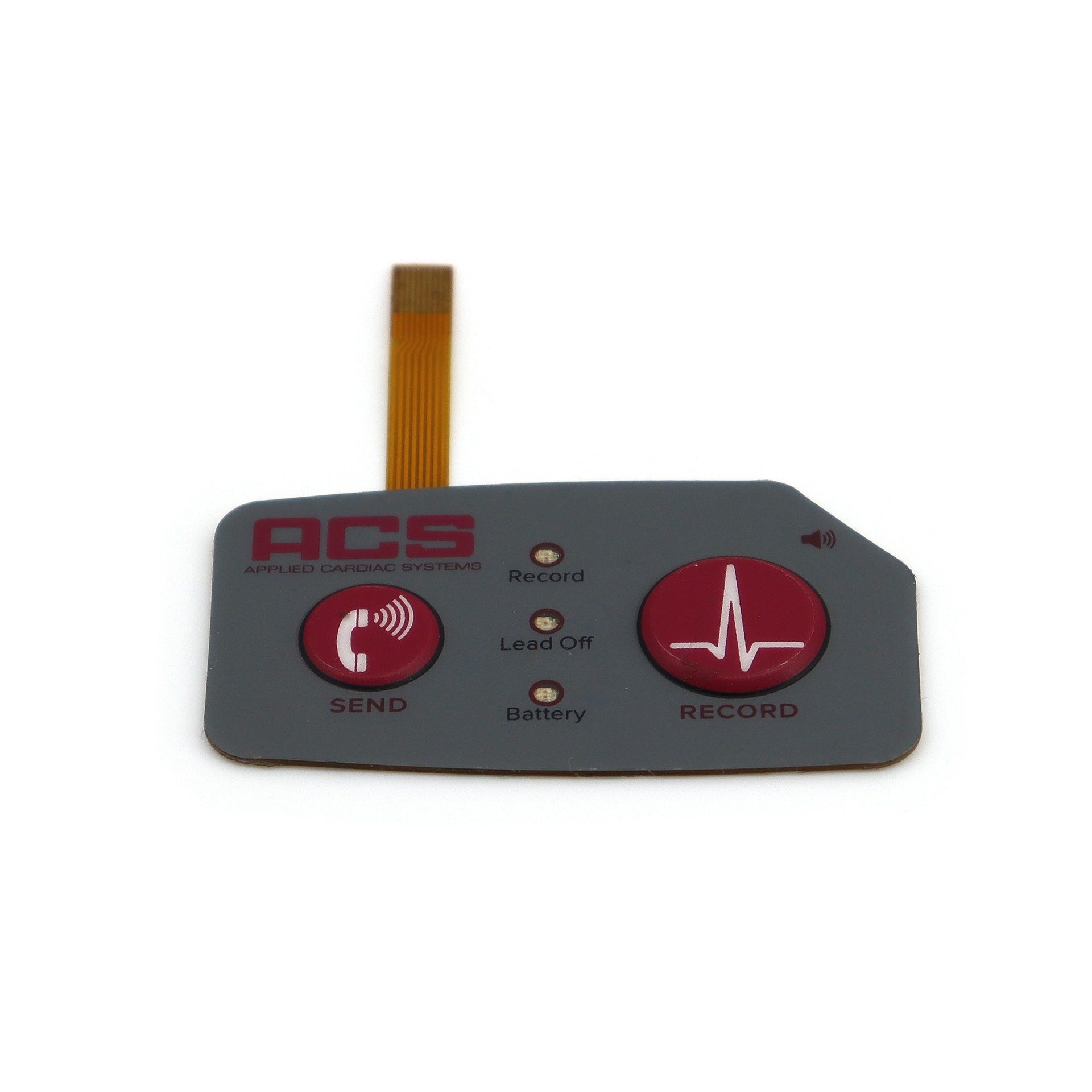 防水耐磨FPC帶LED型薄膜開關按鍵控製麵（miàn）板